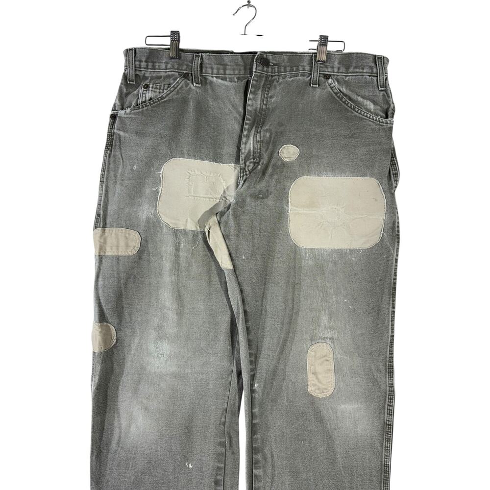 Vintage Dickies Patchwork Carpenter Pants 38x30 - image 2